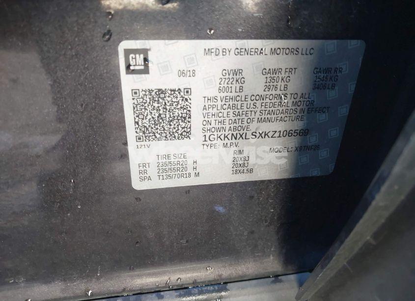 Photo 9 of 2019 Gmc Acadia DENALI (VIN 1GKKNXLSXKZ106569)
