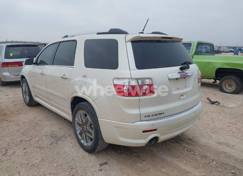 Photo 3 of 2012 Gmc Acadia DENALI (VIN 1GKKRTED1CJ360795)