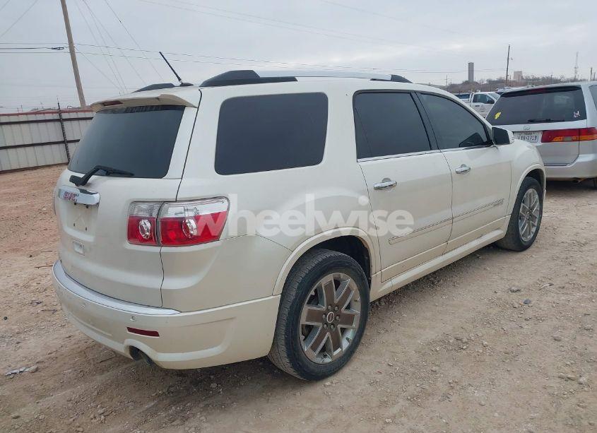 Photo 4 of 2012 Gmc Acadia DENALI (VIN 1GKKRTED1CJ360795)