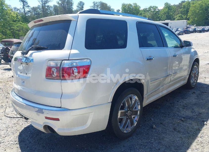 Photo 4 of 2012 Gmc Acadia DENALI (VIN 1GKKRTED4CJ400156)