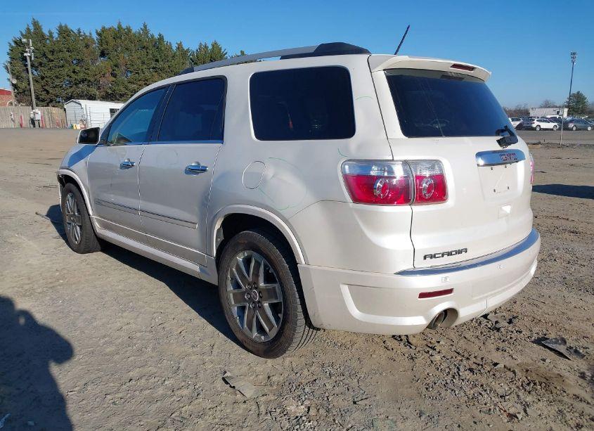 Photo 3 of 2012 Gmc Acadia DENALI (VIN 1GKKRTED5CJ208678)
