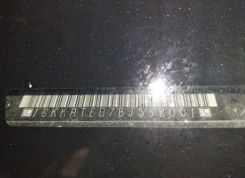 Photo 9 of 2011 Gmc Acadia DENALI (VIN 1GKKRTED7BJ358001)