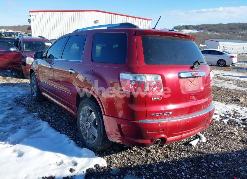 Photo 3 of 2012 Gmc Acadia DENALI (VIN 1GKKRTED8CJ319838)