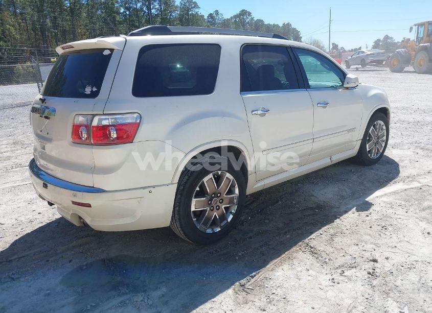 Photo 4 of 2012 Gmc Acadia DENALI (VIN 1GKKRTED9CJ259455)