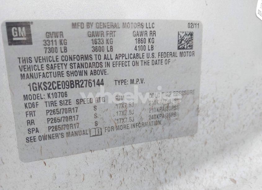 Photo 9 of 2011 Gmc Yukon SLT (VIN 1GKS2CE09BR276144)