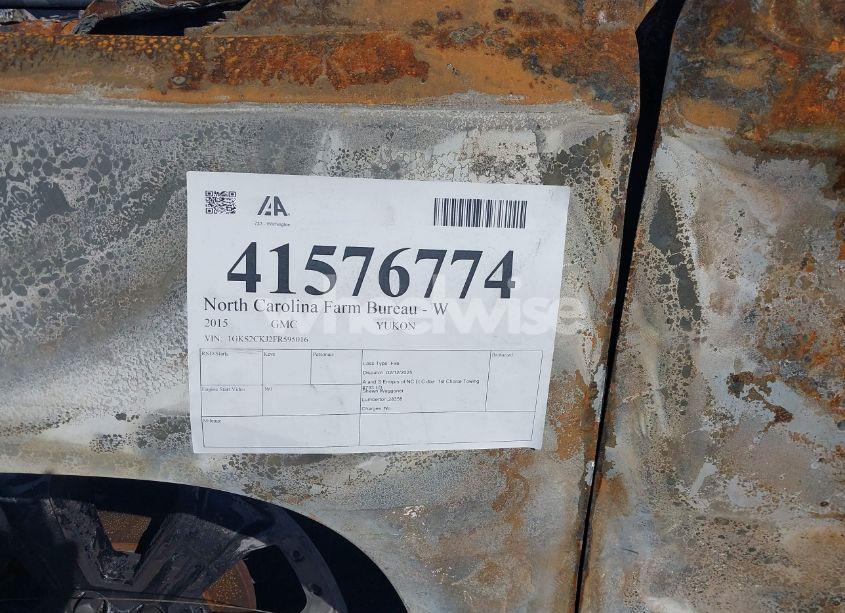 Photo 9 of 2015 Gmc Yukon DENALI (VIN 1GKS2CKJ2FR595016)