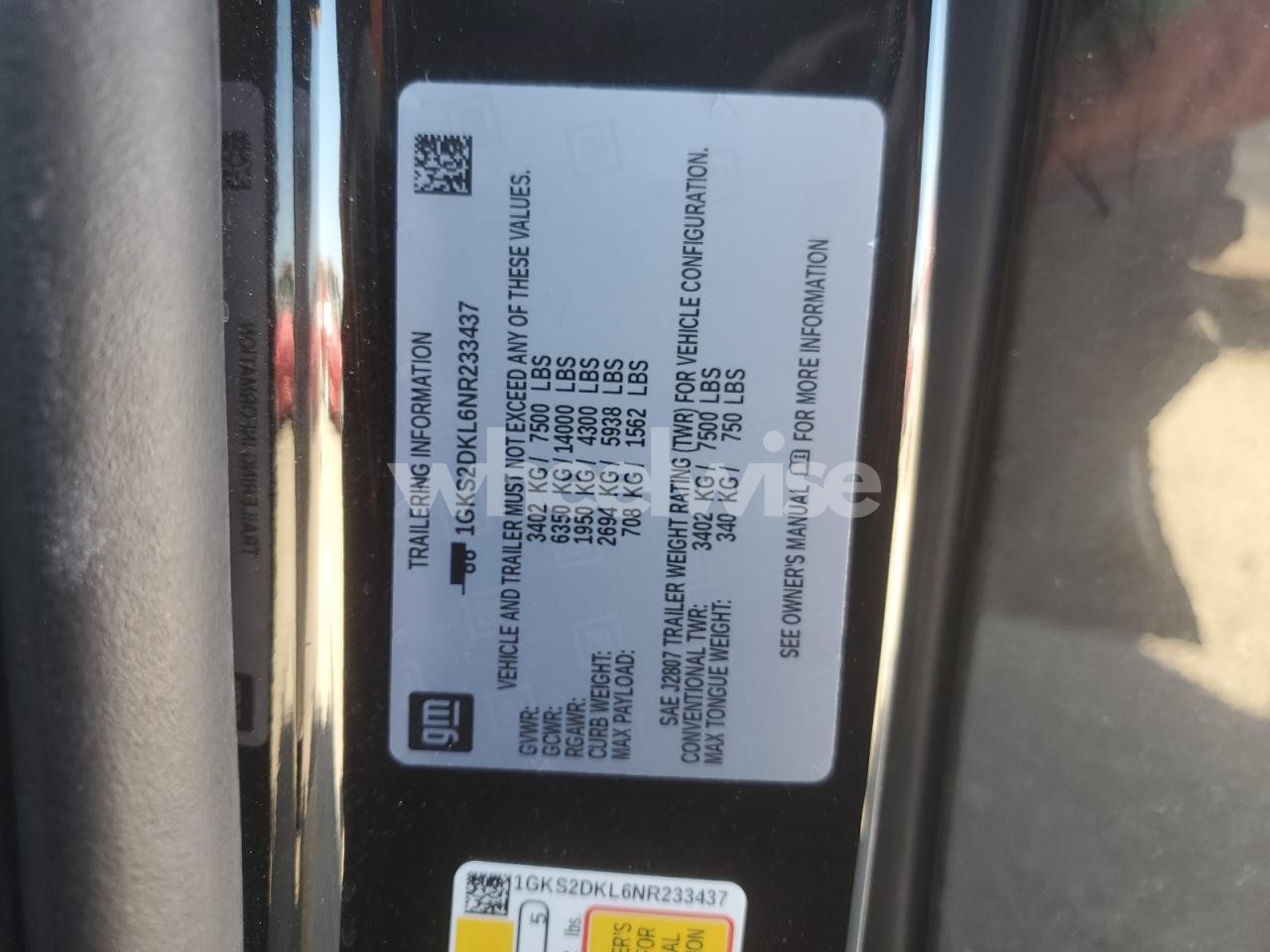 Photo 13 of 2022 GMC YUKON DENALI (VIN 1GKS2DKL6NR233437)