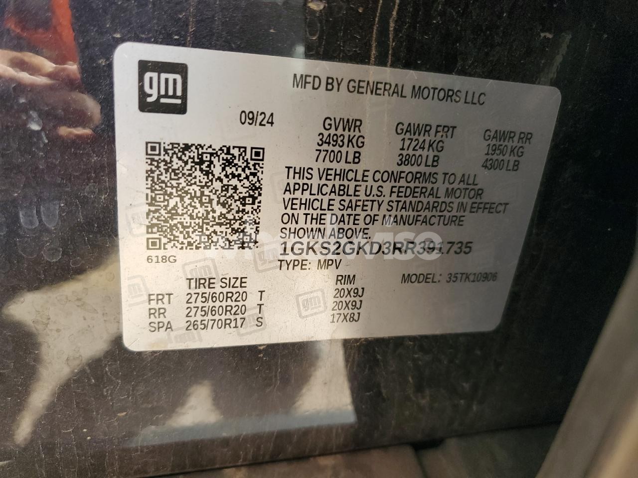 Photo 13 of 2024 GMC YUKON XL K1500 SLT (VIN 1GKS2GKD3RR391735)