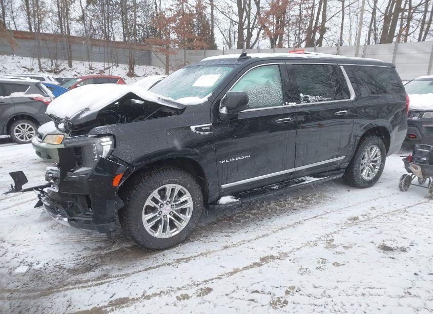 Photo 2 of 2021 Gmc Yukon XL 4WD SLT (VIN 1GKS2GKD7MR366393)