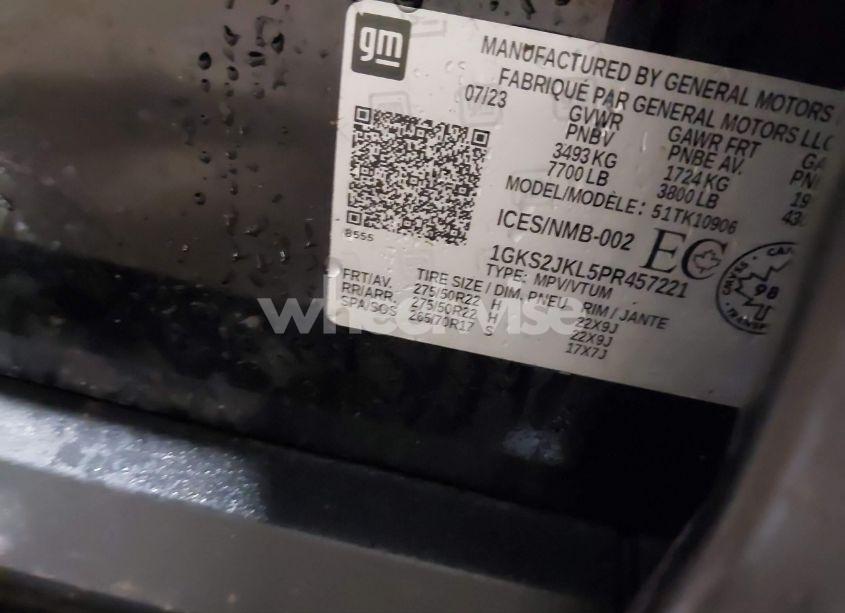 Photo 9 of 2023 Gmc Yukon XL 4WD DENALI (VIN 1GKS2JKL5PR457221)