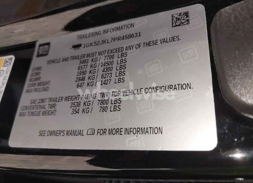 Photo 9 of 2023 Gmc Yukon XL 4WD DENALI (VIN 1GKS2JKL7PR458631)