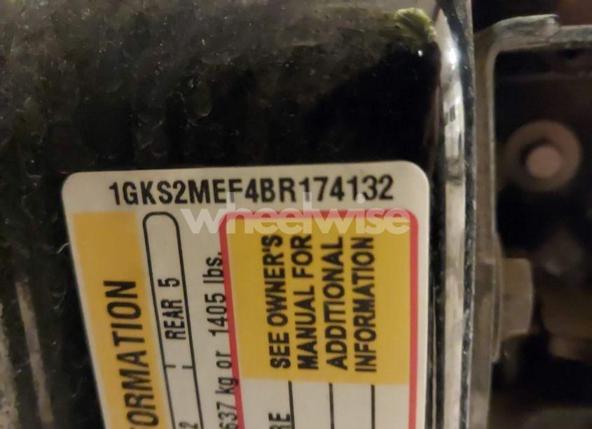 Photo 9 of 2011 Gmc Yukon XL 1500 DENALI (VIN 1GKS2MEF4BR174132)