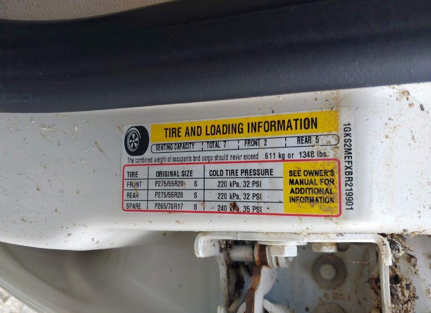 Photo 9 of 2011 Gmc Yukon XL 1500 DENALI (VIN 1GKS2MEFXBR219901)