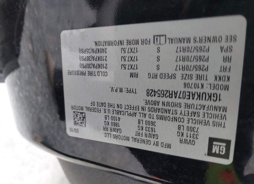 Photo 9 of 2010 Gmc Yukon SLE (VIN 1GKUKAE07AR265428)