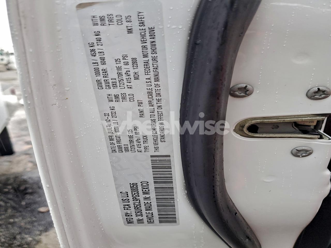 Photo 10 of 2023 RAM 2500 TRADESMAN (VIN 1GMDU03E9XD176900)