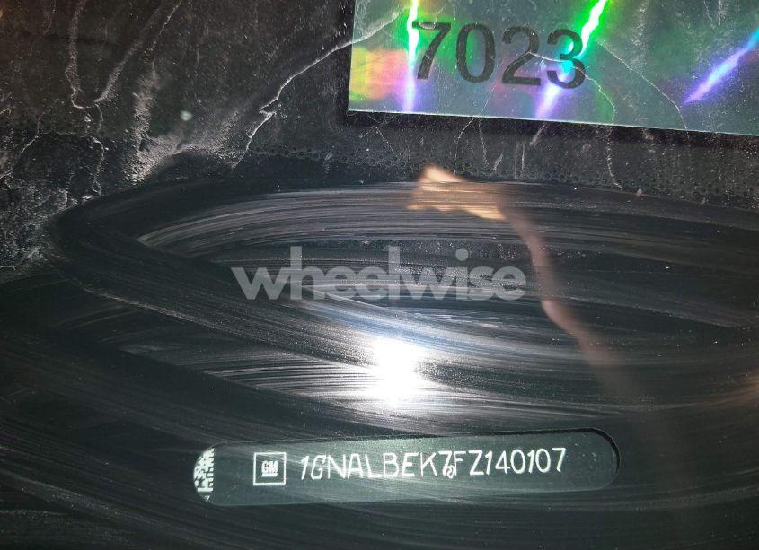 Photo 9 of 2015 Chevrolet Equinox 1LT (VIN 1GNALBEK7FZ140107)