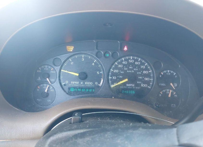 Photo 7 of 2001 Chevrolet Blazer LS (VIN 1GNCS18W41K155833)