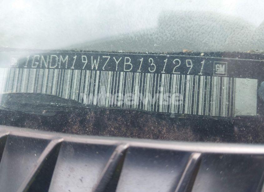 Photo 9 of 2000 Chevrolet Astro (VIN 1GNDM19W7YB131291)