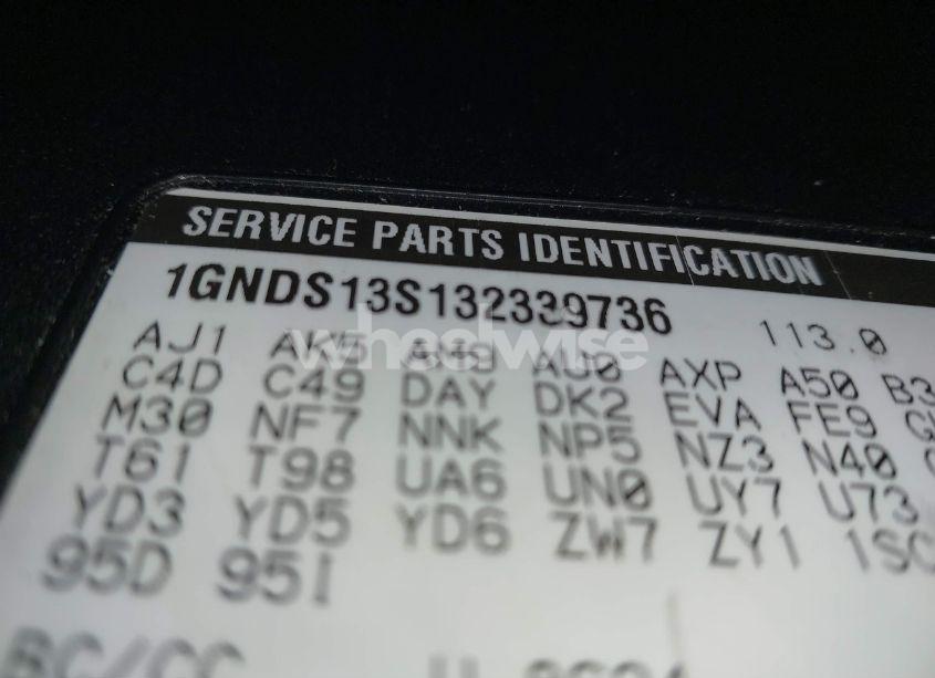 Photo 9 of 2003 Chevrolet Trailblazer LS (VIN 1GNDS13S132339736)