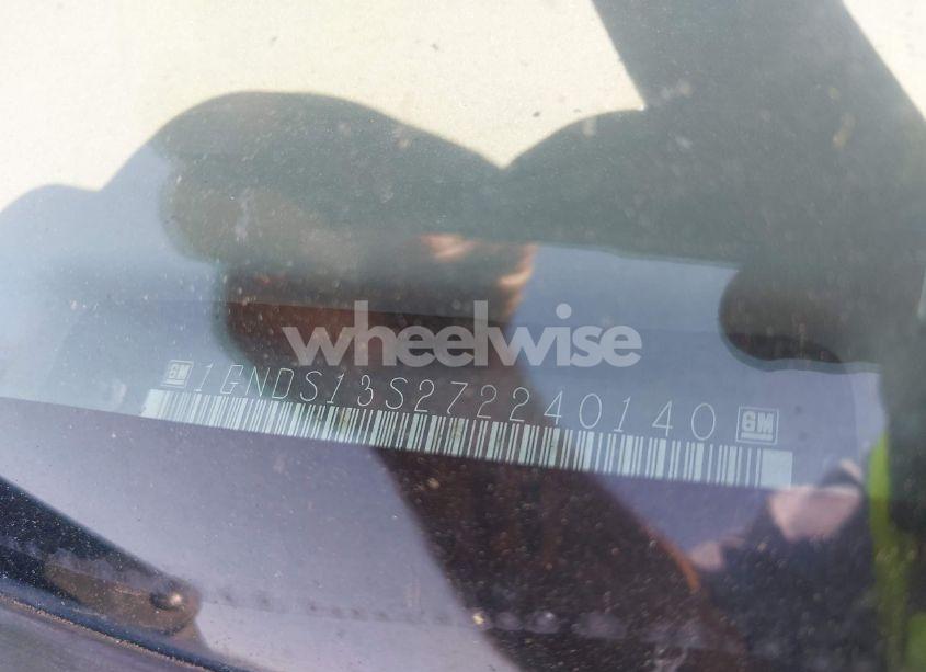 Photo 9 of 2007 Chevrolet Trailblazer LS (VIN 1GNDS13S272240140)