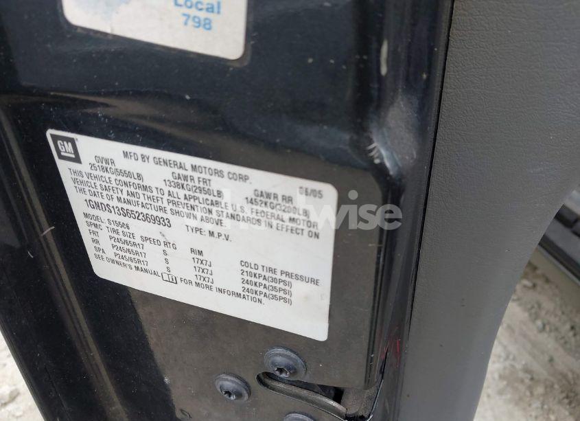 Photo 8 of 2005 Chevrolet Trailblazer LS (VIN 1GNDS13S652369933)