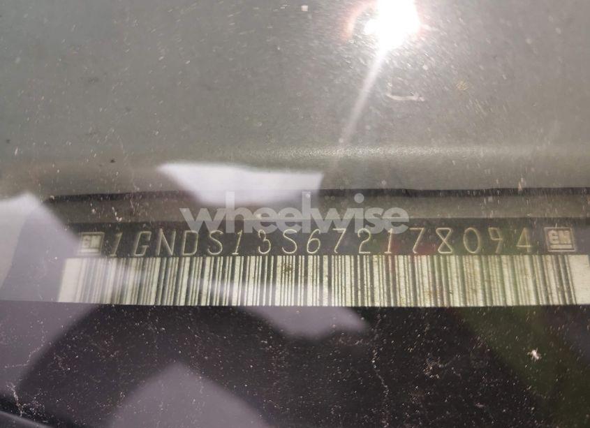 Photo 9 of 2007 Chevrolet Trailblazer LS (VIN 1GNDS13S672178094)