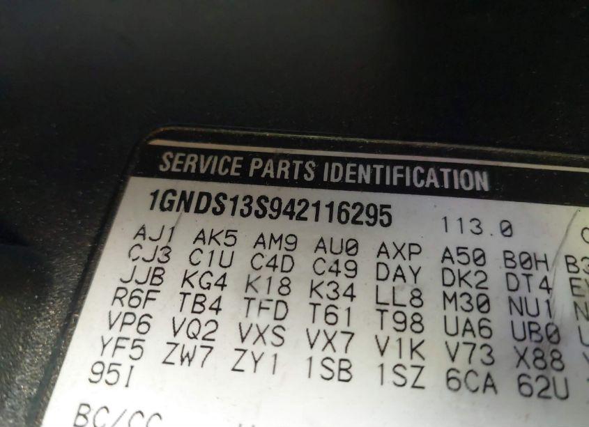 Photo 9 of 2004 Chevrolet Trailblazer LS (VIN 1GNDS13S942116295)