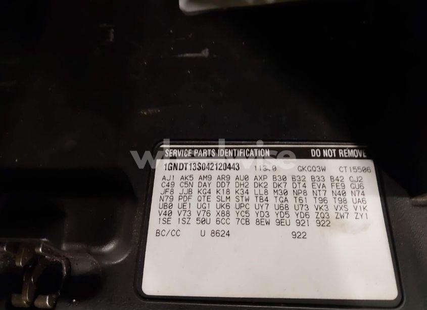 Photo 9 of 2004 Chevrolet Trailblazer LT (VIN 1GNDT13S042120443)