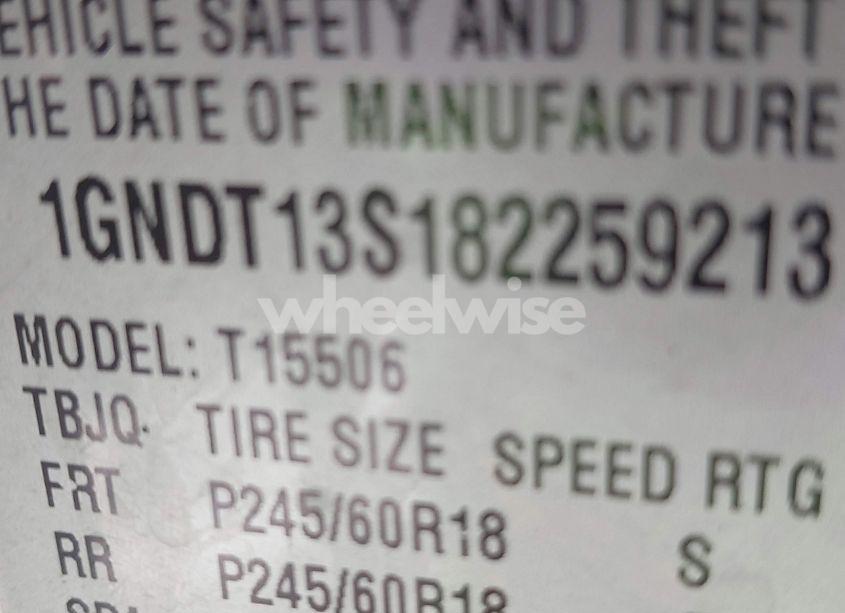 Photo 9 of 2008 Chevrolet Trailblazer LT (VIN 1GNDT13S182259213)