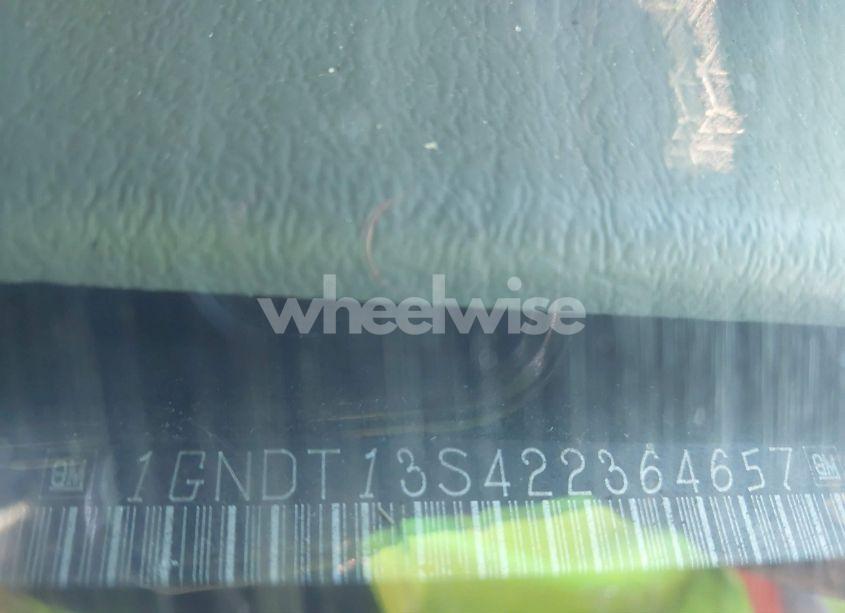 Photo 9 of 2002 Chevrolet Trailblazer LS (VIN 1GNDT13S422364657)