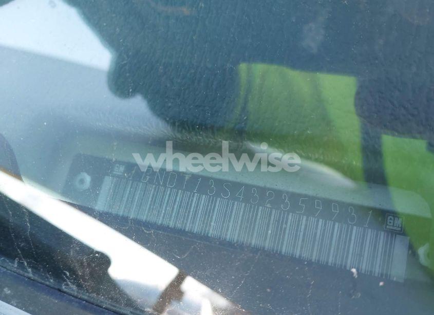 Photo 9 of 2003 Chevrolet Trailblazer LT (VIN 1GNDT13S432359931)