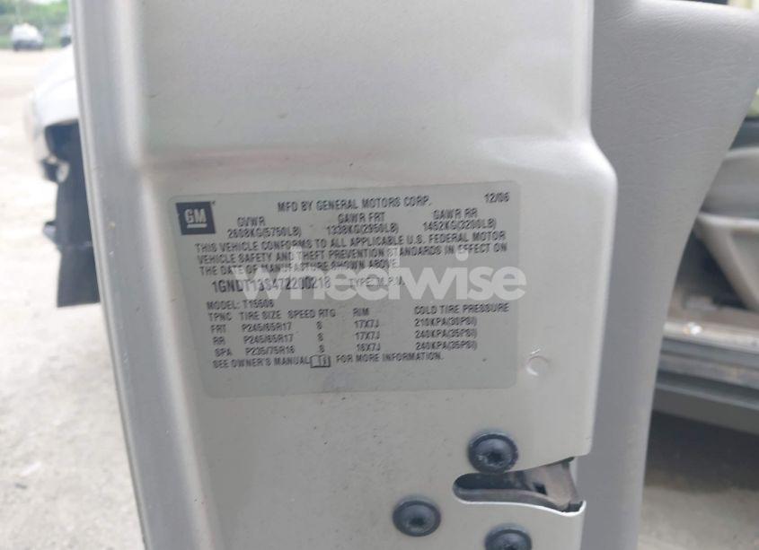 Photo 9 of 2007 Chevrolet Trailblazer LS (VIN 1GNDT13S472200218)