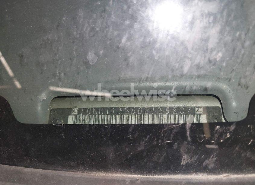 Photo 9 of 2006 Chevrolet Trailblazer LS (VIN 1GNDT13S662135807)