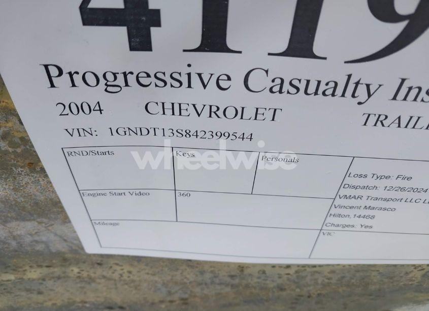 Photo 9 of 2004 Chevrolet Trailblazer LS (VIN 1GNDT13S842399544)