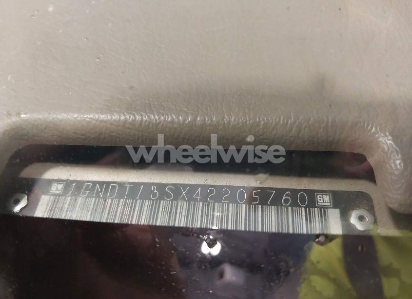 Photo 9 of 2004 Chevrolet Trailblazer LS (VIN 1GNDT13SX42205760)