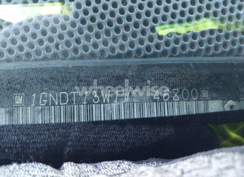 Photo 9 of 1997 Chevrolet Blazer (VIN 1GNDT13W1V2146800)