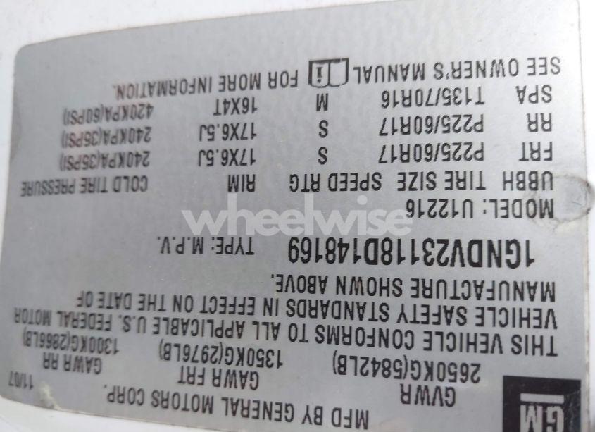 Photo 9 of 2008 Chevrolet Uplander LS (VIN 1GNDV23118D148169)