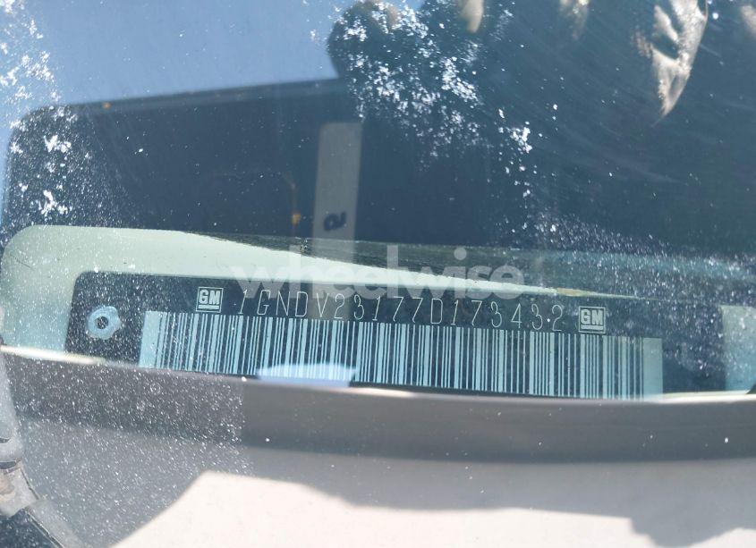 Photo 9 of 2007 Chevrolet Uplander LS (VIN 1GNDV23177D173432)