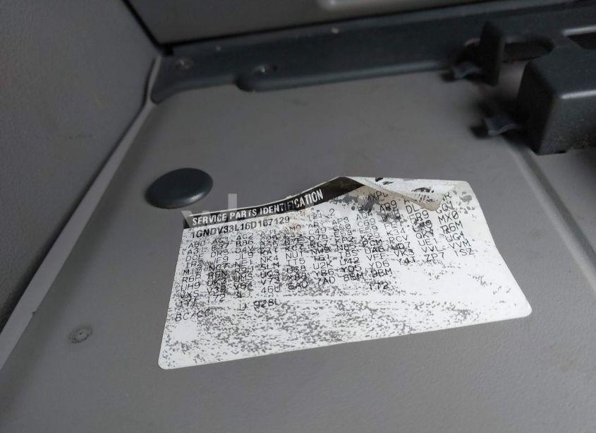 Photo 9 of 2006 Chevrolet Uplander LT (VIN 1GNDV33L16D167129)