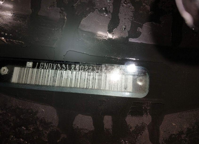 Photo 9 of 2005 Chevrolet Uplander LT (VIN 1GNDV33L85D223162)