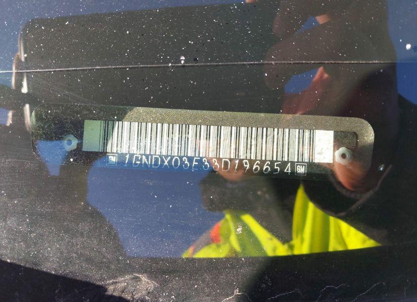 Photo 9 of 2003 Chevrolet Venture LS (VIN 1GNDX03E33D196654)