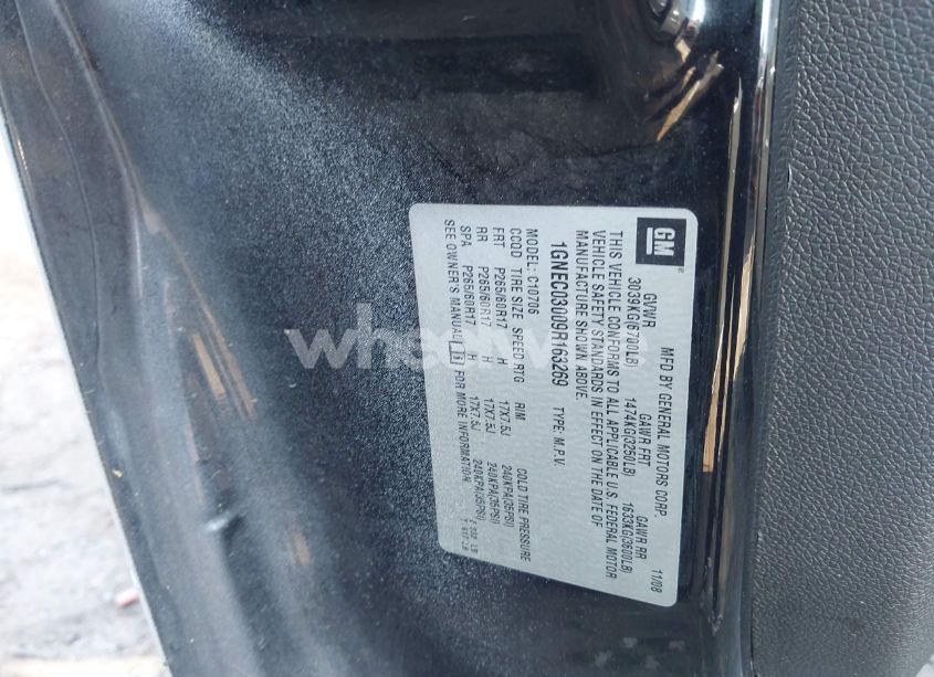 Photo 9 of 2009 Chevrolet Tahoe POLICE (VIN 1GNEC03009R163269)