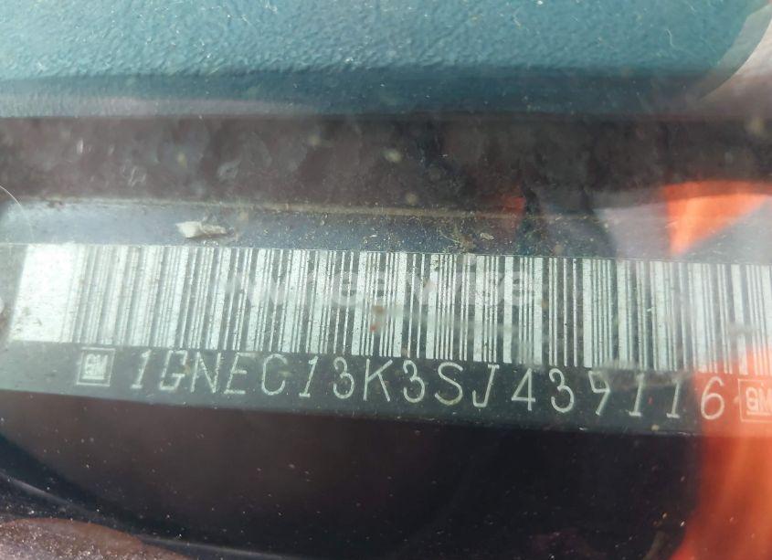 Photo 9 of 1995 Chevrolet Tahoe C1500 (VIN 1GNEC13K3SJ439116)