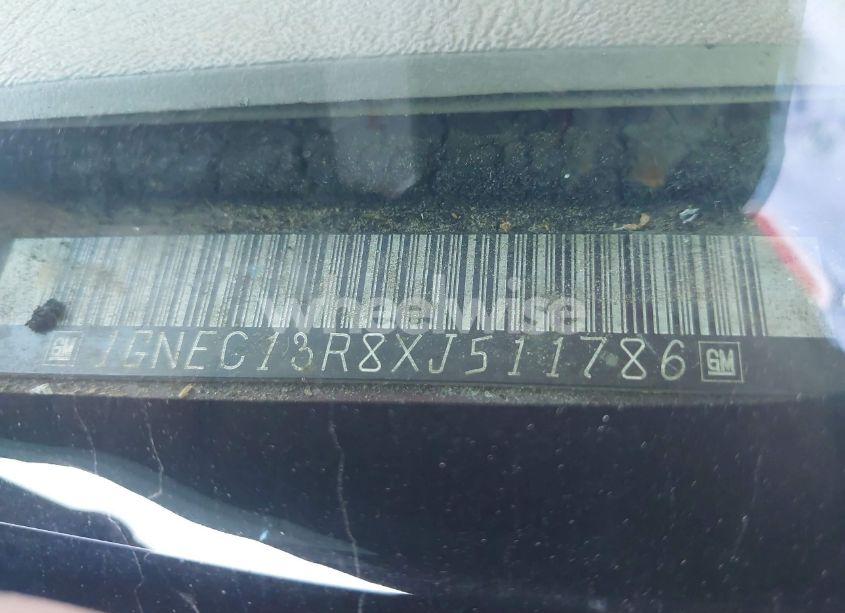 Photo 9 of 1999 Chevrolet Tahoe LT (VIN 1GNEC13R8XJ511786)