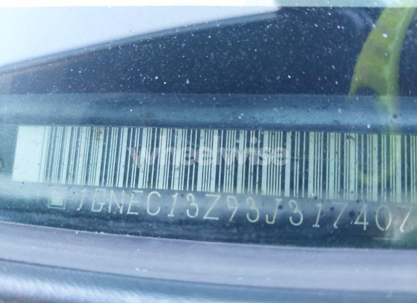 Photo 9 of 2003 Chevrolet Tahoe LS (VIN 1GNEC13Z93J317407)