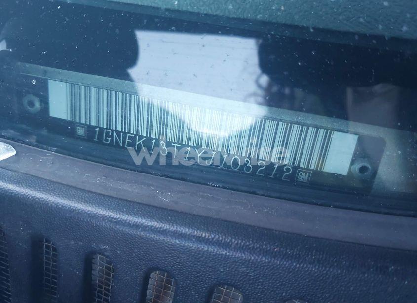 Photo 9 of 2000 Chevrolet Tahoe ALL NEW LT (VIN 1GNEK13T1YJ103212)