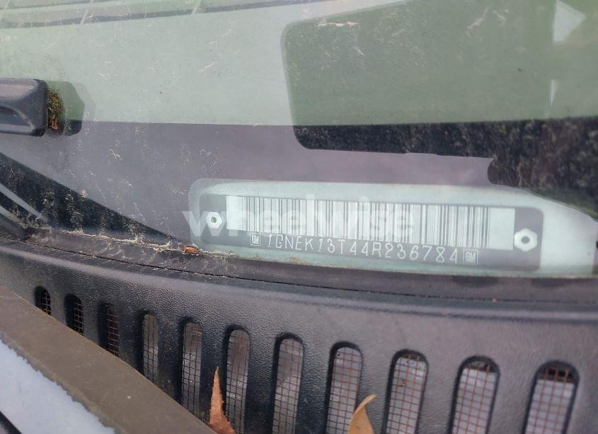 Photo 9 of 2004 Chevrolet Tahoe Z71 (VIN 1GNEK13T44R236784)