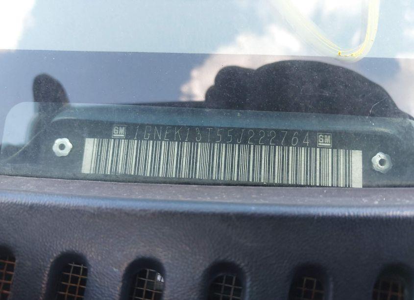 Photo 9 of 2005 Chevrolet Tahoe LS (VIN 1GNEK13T55J222764)