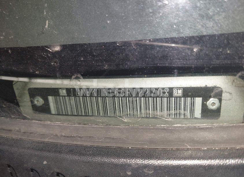 Photo 9 of 2006 Chevrolet Tahoe Z71 (VIN 1GNEK13T66R122708)