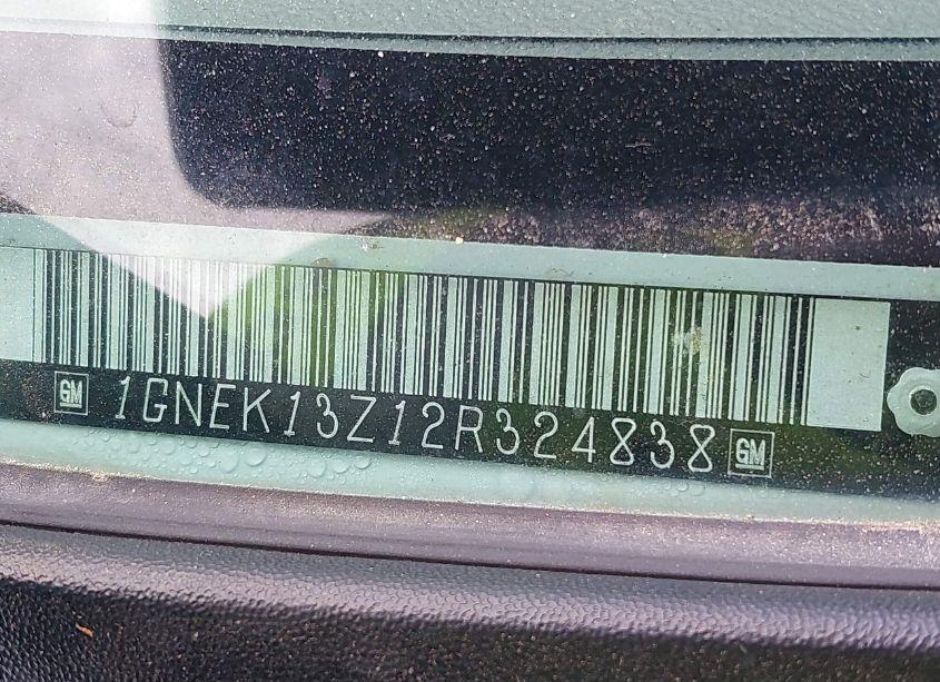Photo 9 of 2002 Chevrolet Tahoe Z71 (VIN 1GNEK13Z12R324838)